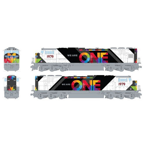 Kato 176-1979 SD70M UP Union Pacific (We Are One Scheme) #1979 DCC Ready N Scale