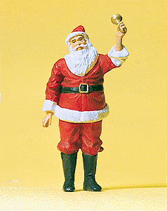 Image for 590-63084 Santa Claus w/Bell 1:32