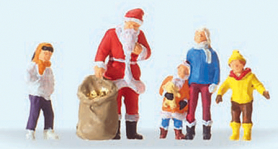 Image for 590-29098 Santa Claus w/Children 5/