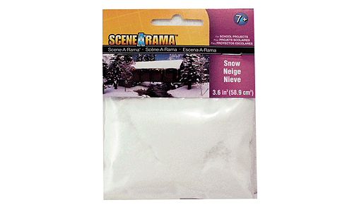 Woodland Scenics 4187 Scene-A-Rama(R) - 2oz 56.7g -- Snow A Scale