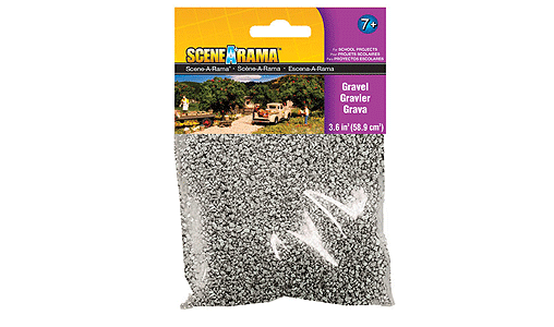 Woodland Scenics 4190 Scene-A-Rama(R) - 2oz 56.7g -- Gravel A Scale
