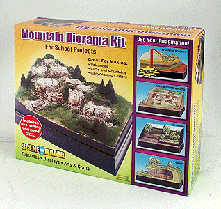 Woodland Scenics 4111 Scene-A-Rama(TM) Diorama Kits -- Mountain HO Scale