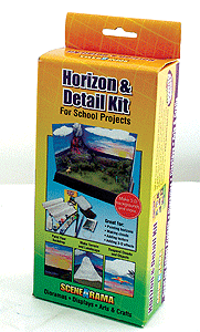 Woodland Scenics 4132 Scene-A-Rama(TM) Diorama Project Accessories -- Horizon & Detail Kit HO Scale