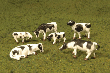 Image for 160-33103 Cows Black & White 6/