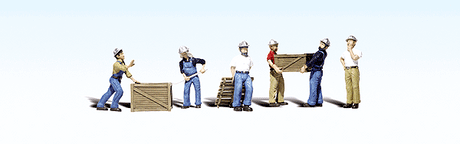 Woodland Scenics 1823 Scenic Accents(R) -- Dock Workers pkg(6) HO Scale