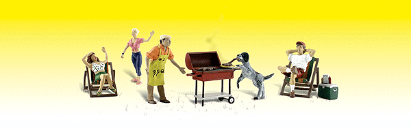 Woodland Scenics 2209 Scenic Accents(R) -- Backyard Barbeque N Scale