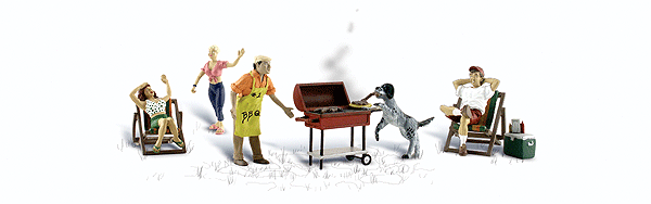 Woodland Scenics 2765 Scenic Accents(R) -- Backyard Barbeque O Scale