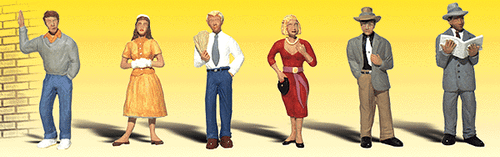 Woodland Scenics 2121 Scenic Accents(R) Figures -- Pedestrians N Scale