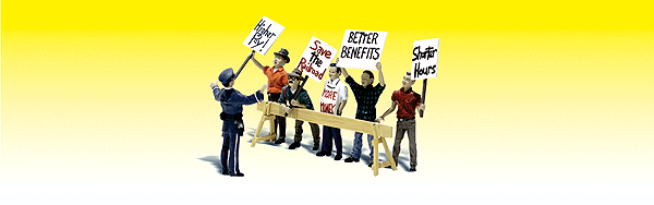 Woodland Scenics 2197 Scenic Accents(R) Figures -- Picket Line N Scale