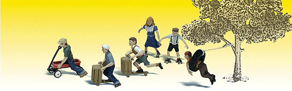 Woodland Scenics 2198 Scenic Accents(R) Figures -- Playtime N Scale