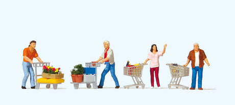 Image for 590-10722 Shoppers w/Carts 4/