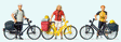 Image for 590-10643 Standing Cyclists #1 3/