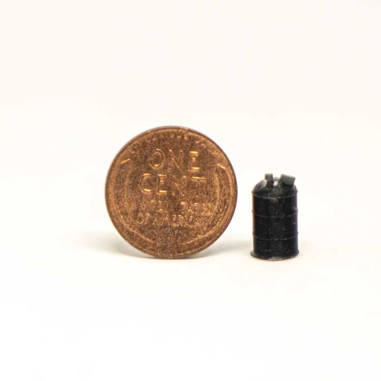 Image for 179-870838 Steel Drum w/Trash 5/