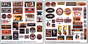 Image for 184-139 Porcelain Signs Set #2