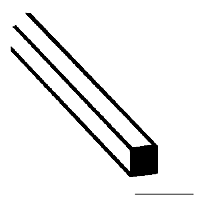 Image for 570-90709 Sty Square Rod .010" 10/