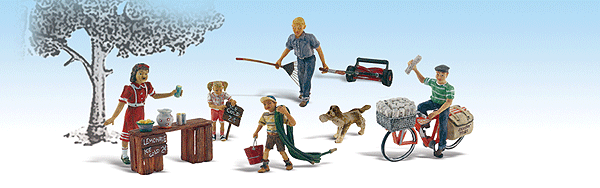 Woodland Scenics 1938 Summertime Jobs - Scenic Accents(R) HO Scale