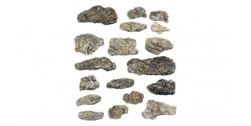 Woodland Scenics 1140 Surface Rocks - Ready Rocks -- 18 Pieces A Scale