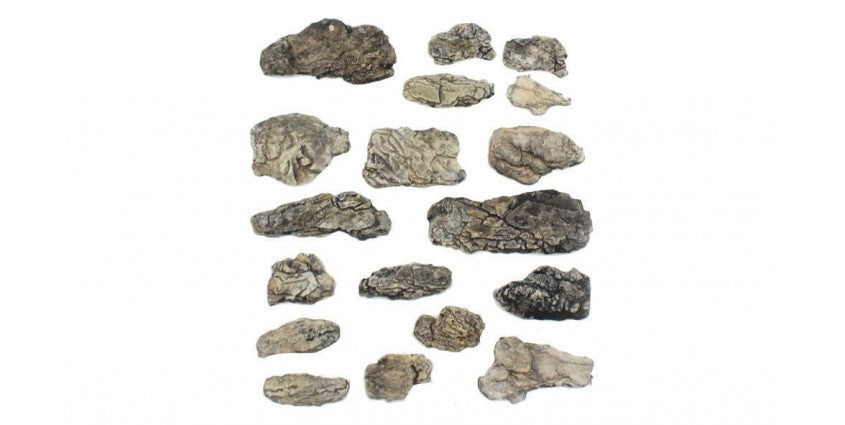 Woodland Scenics 1140 Surface Rocks - Ready Rocks -- 18 Pieces A Scale