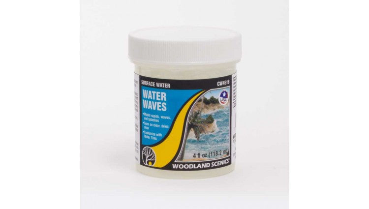 Woodland Scenics 4516 Surface Water - Water System -- Water Waves - 4oz 118mL A Scale