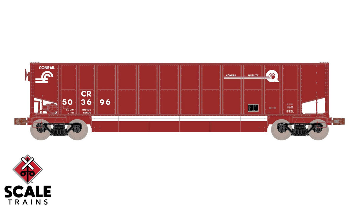 Scaletrains SXT11433 Operator Bethgon Coal Gondola, Conrail/Quality #504329 HO Scale