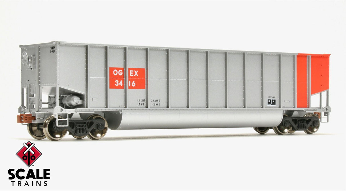 Scaletrains SXT11484 Operator Bethgon Coal Gondola, Oklahoma Gas & Electric Company/OGEX #3498 HO Scale