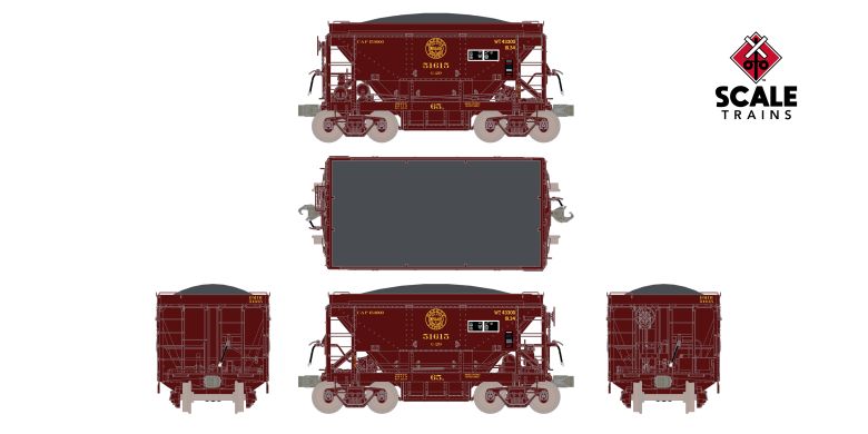 Scaletrains FVM SXT15207 PSC 70-Ton Ore Car, Duluth Missabe & Iron Range/DM&IR Set (4) HO Scale