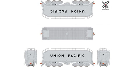 ScaleTrains SXT32292 Union Pacific Silver Diesel Fuel Tender (Silver Trucks) HO Scale