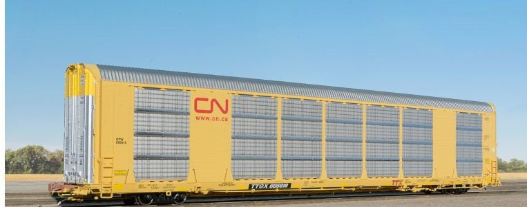Scaletrains SXT38873 Gunderson Multi-Max Autorack Canadian National/Red Logo/TTGX #695862 HO Scale