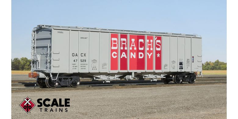 Scaletrains SXT32998 GATC 4180cf Airslide Covered Hopper GACX Brach's Candy #47472 HO Scale