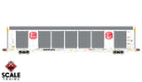 Scaletrains SXT33750 Gunderson Multi-Max Autorack, Kansas City Southern/White/TTGX #697139 Rivet Counter N Scale