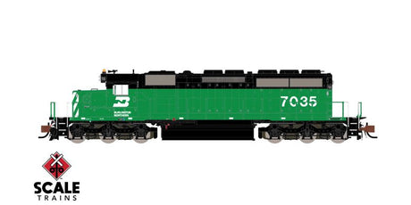 Scaletrains SXT33783 EMD SD40-2 NS Burlington Northern #7035 DCC & Sound N Scale