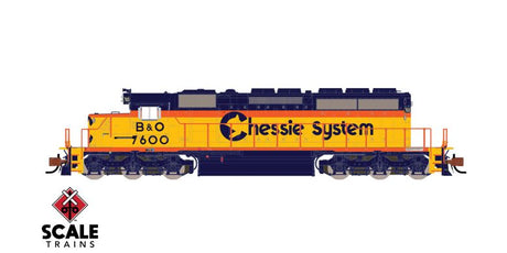 Scaletrains SXT33795 EMD SD40-2 Chessie System B&O #7600 DCC & Sound N Scale