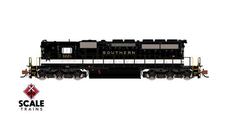 Scaletrains SXT33807 EMD SD40-2 Southern High Hood Gold Lettering #3221X DCC & Sound N Scale