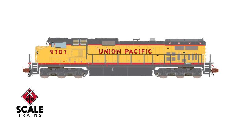 ScaleTrains SXT38731 GE DASH 9, Union Pacific/As Delivered #9734 DCC & Sound N Scale