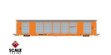 Scaletrains SXT38858 Gunderson Multi-Max Autorack BNSF/Orange/TTGX #693963  HO Scale