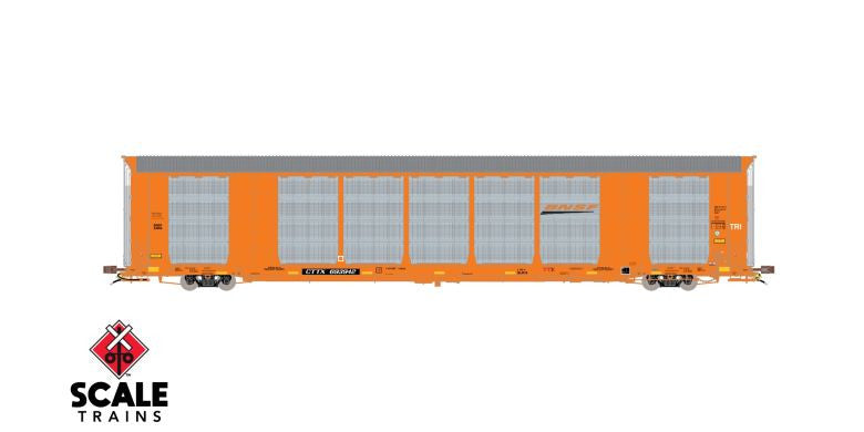Scaletrains SXT38862 Gunderson Multi-Max Autorack BNSF/Orange/TTGX #693983  HO Scale