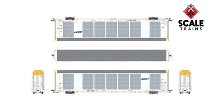 Scaletrains SXT38866 Gunderson Multi-Max Autorack BNSF/White/Black Logo/BNSF #302503 HO Scale