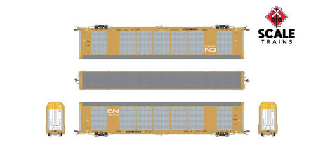 Scaletrains SXT38870 Gunderson Multi-Max Autorack Canadian National/White Logo/TTGX #694348 HO Scale