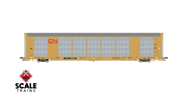 Scaletrains SXT38872 Gunderson Multi-Max Autorack Canadian National/Red Logo/TTGX #695857 HO Scale