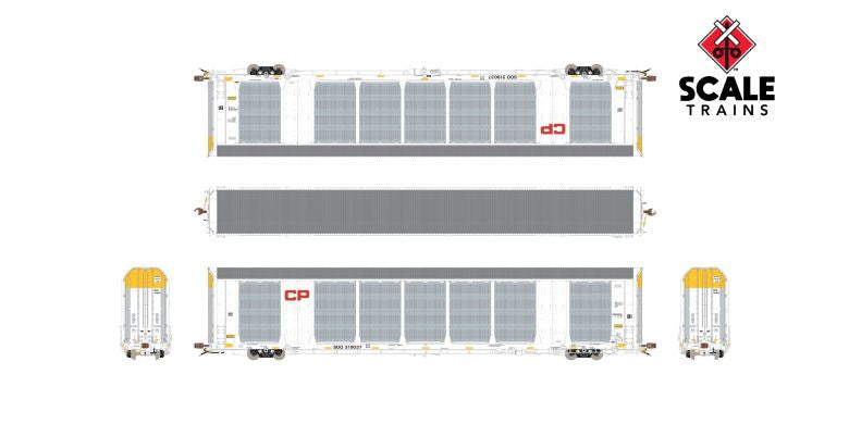 Scaletrains SXT38880 Gunderson Multi-Max Autorack Canadian Pacific/Red CP/Soo #519040 HO Scale