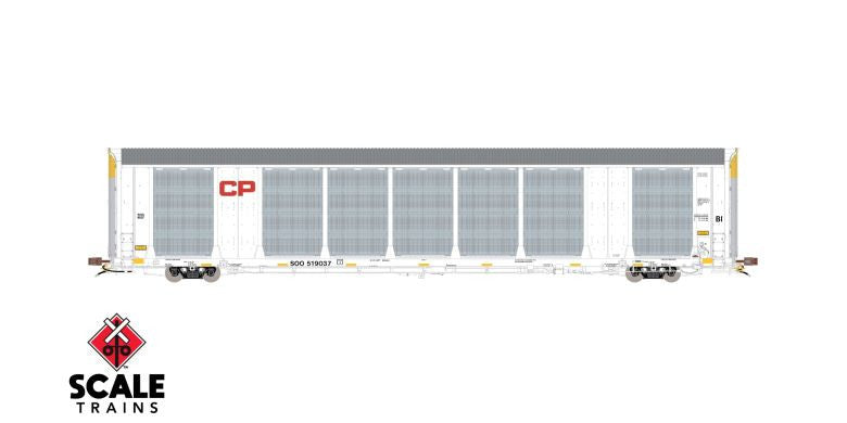 Scaletrains SXT38878 Gunderson Multi-Max Autorack Canadian Pacific/Red CP/Soo #519037 HO Scale