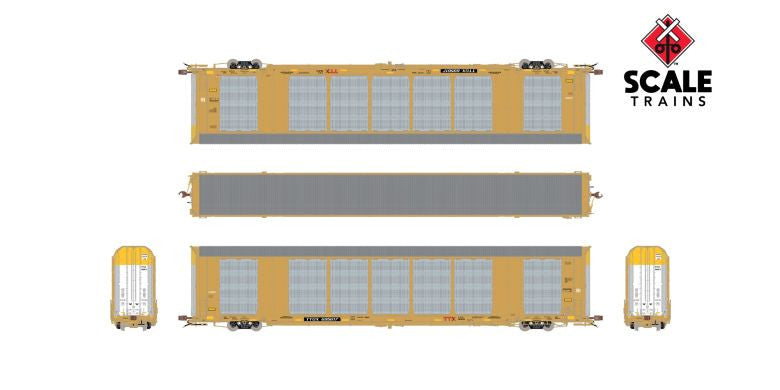 Scaletrains SXT38894 Gunderson Multi-Max Autorack TTX/Yellow/TTGX #695647 HO Scale