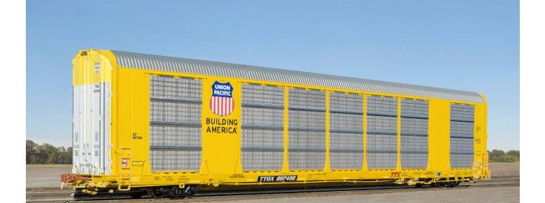 Scaletrains SXT38898 Gunderson Multi-Max Autorack Union Pacific/Yellow/Building America/TTGX #697526 HO Scale
