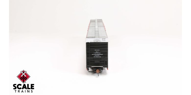 Scaletrains SXT39044 Thrall 86' High-Cube Double-Plug-Door Boxcar with Roofwalk, Santa Fe/ATSF #36861 HO Scale