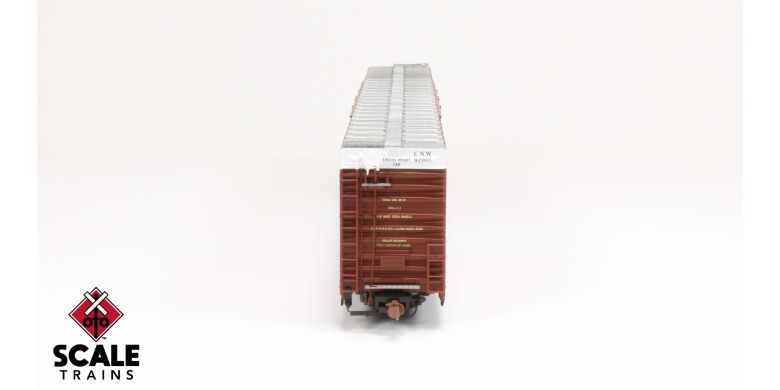 Scaletrains SXT39054 Thrall 86' High-Cube Double-Plug-Door Boxcar with Roofwalk, Chicago & North Western/C&NW #92003 HO Scale