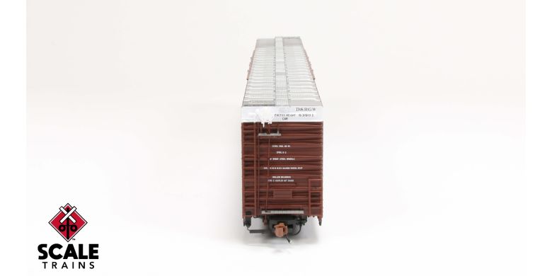 Scaletrains SXT39060 Thrall 86' High-Cube Double-Plug-Door Boxcar with Roofwalk, Denver & Rio Grande Western/D&RGW #63905 HO Scale