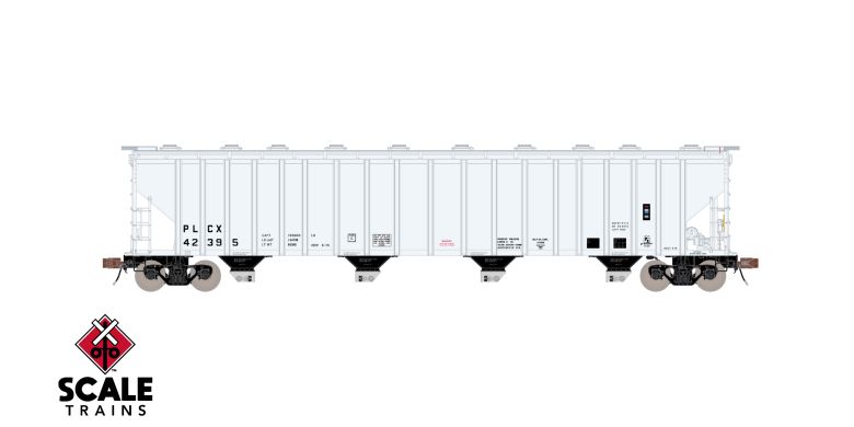 Scaletrains SXT39440 PS 5820 Covered Hopper, Pullman Leasing/PLCX/White #42485 HO Scale