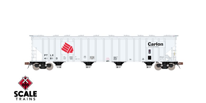 Scaletrains SXT39451 PS 5820 Covered Hopper, Carlon/PTLX/White #41812 HO Scale