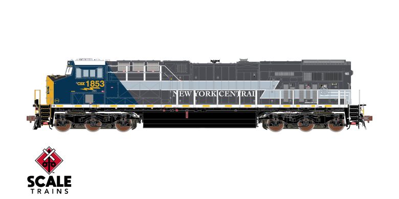 Scaletrains SXT39933 GE ES44AH - CSX/Heritage/New York Central/NYC #1853 - ESU v5.0 DCC & Sound HO Scale