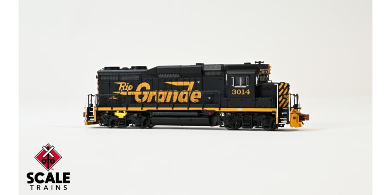 ScaleTrains SXT39967 EMD GP30, Rio Grande/Large Billboard Lettering #3014 DCC & Sound N Scale